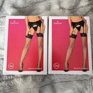 Sheer Black Stockings NEW/UNOPENED